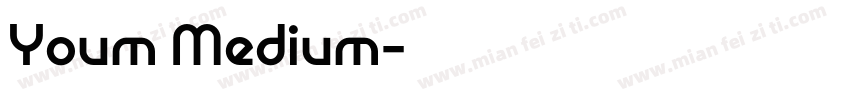 Youm Medium字体转换
